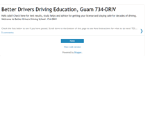 Tablet Screenshot of drivingschoolguam.com